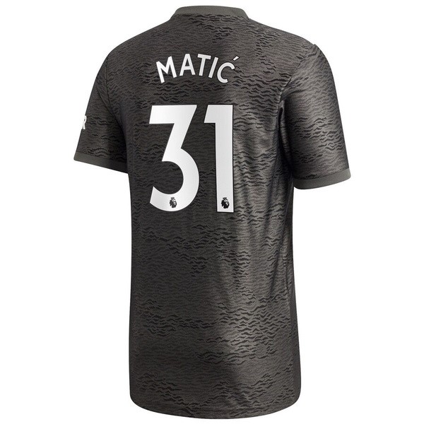 Maglia Manchester United NO.31 Matic 2ª 2020-2021 Nero